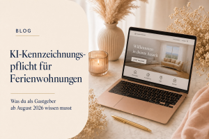 KI Kennzeichnung für Gastgeber